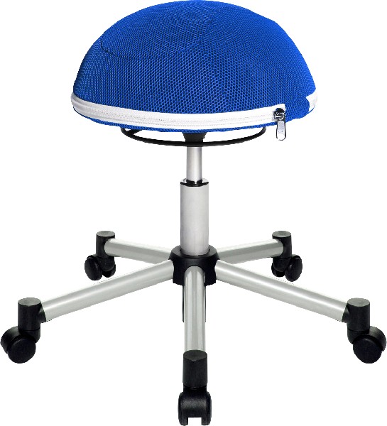 Topstar Sitzalternative/Fitness-Hocker "Sitness Half Ball", blau
