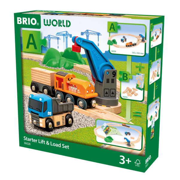 Brio Güterzug mit Kran Starterset