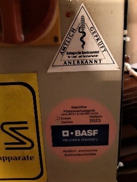 Beiz - TÜV - Prüfung