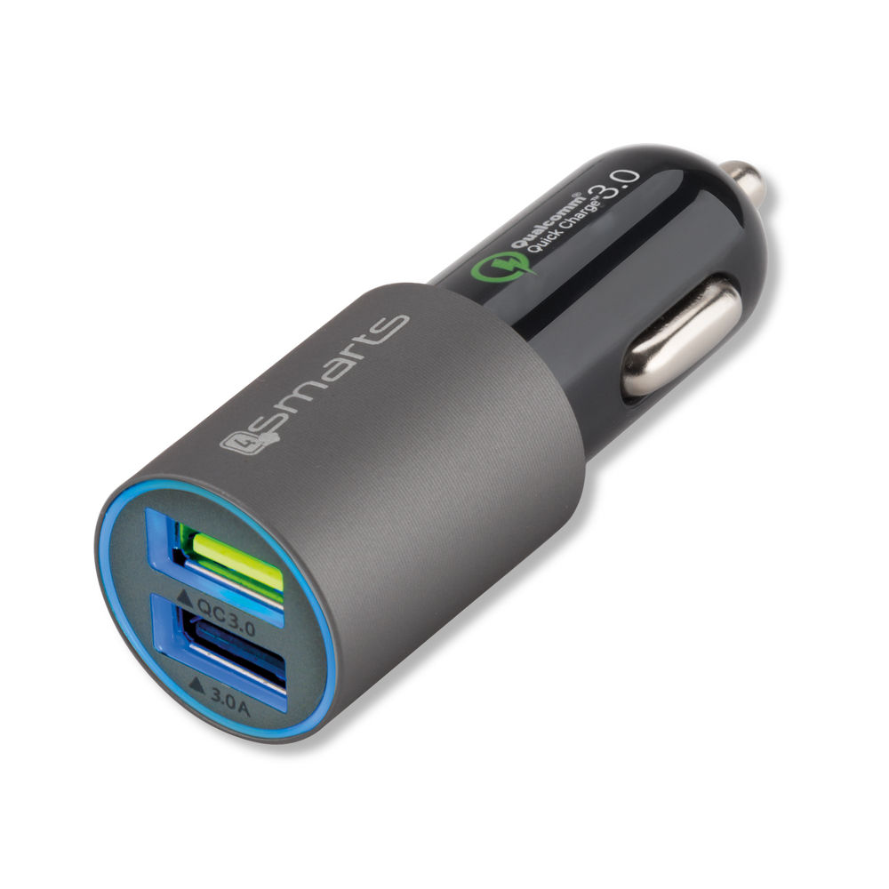 4SMARTS KFZ-Ladegerät mit Quick Charge 3.0