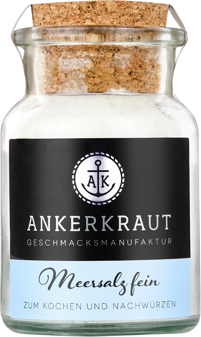 Ankerkraut Geschenkset "Salz Selection" mit 4 Korkengläsern